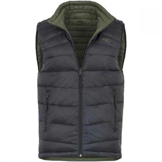 Highlander Reversible Gilet Black / Olive