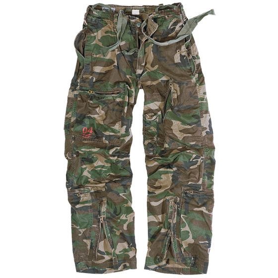 Pantalones de estilo cargo Surplus Infantry en Woodland