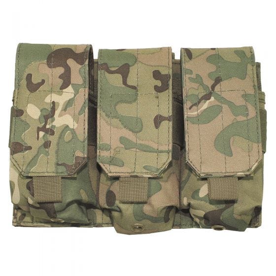 Portacargador triple MFH M4/M16 con sistema MOLLE en Operation Camo