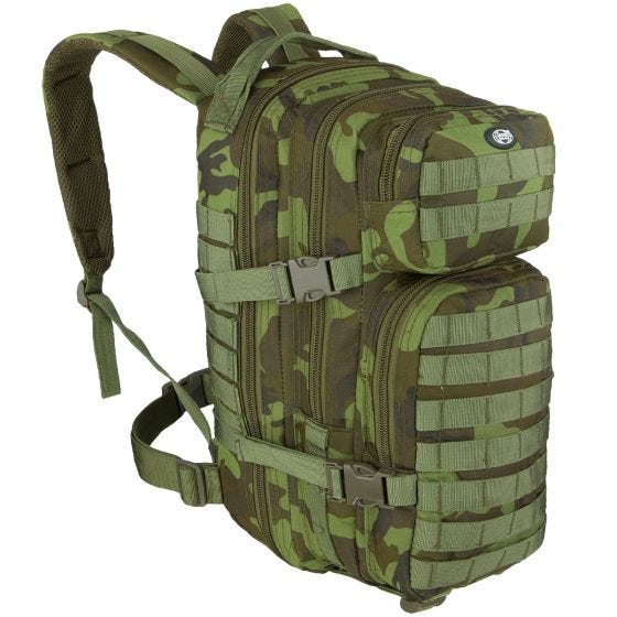 Mochila MFH Assault I en Czech Woodland