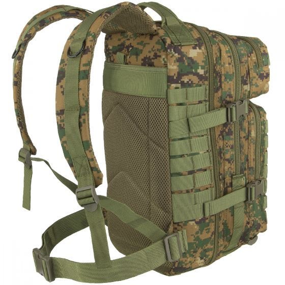 Mochila MFH Assault I en Digital Woodland