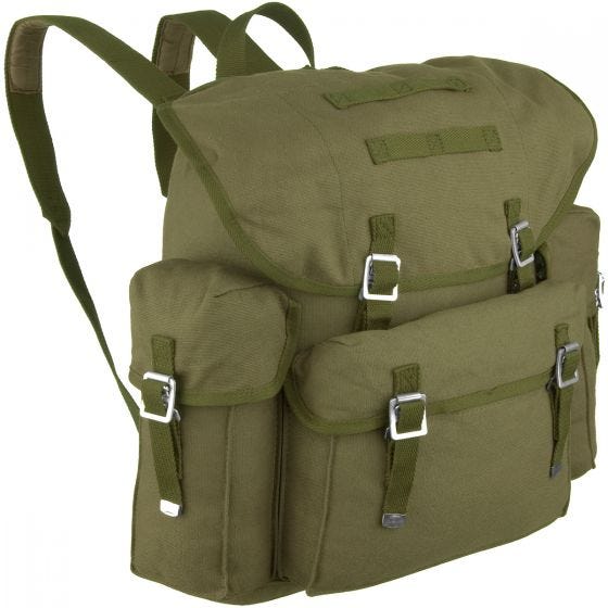 Mochila MFH Old German Army en verde oliva