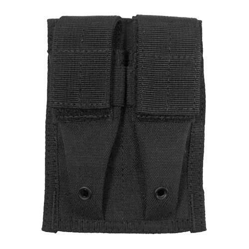 Portacargador doble MFH de cartuchos de 9 mm con sistema MOLLE pequeño en negro