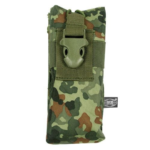 Funda para radio MFH PRC 148 MBITR con sistema MOLLE en Flecktarn