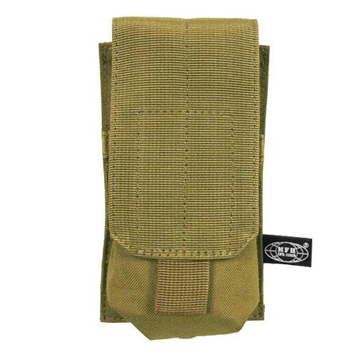 Portacargador individual MFH M4/M16 con sistema MOLLE en Coyote