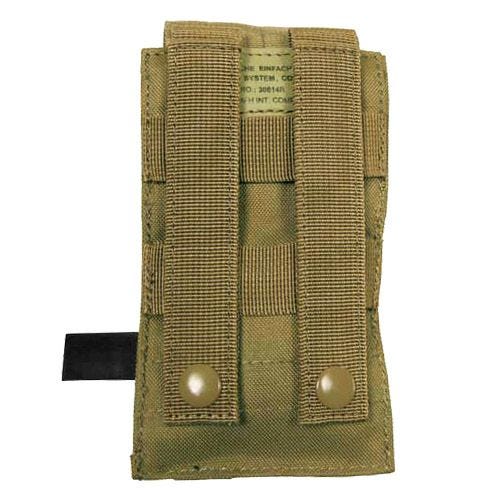 Portacargador individual MFH M4/M16 con sistema MOLLE en Coyote