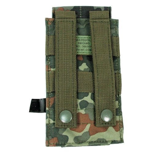 Portacargador individual MFH M4/M16 con sistema MOLLE en Flecktarn