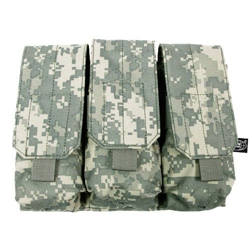 Portacargador triple MFH M4/M16 con sistema MOLLE en ACU Digital