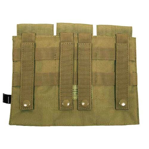 Portacargador triple MFH M4/M16 con sistema MOLLE en Coyote