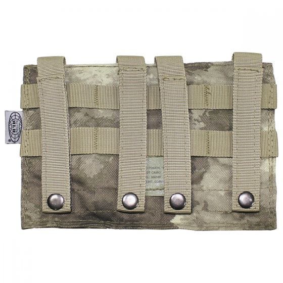 Portacargador triple MFH M4/M16 con sistema MOLLE en HDT Camo AU