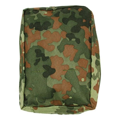 Bolsa para kit de primeros auxilios MFH con sistema MOLLE en Flecktarn