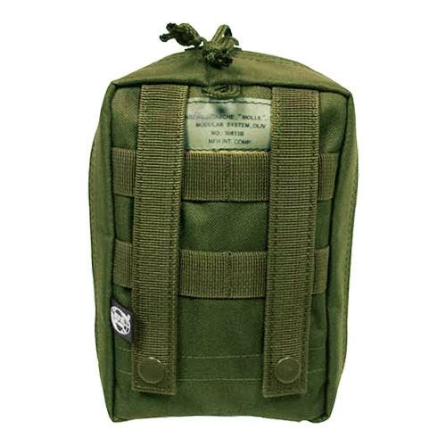 Bolsa para kit de primeros auxilios MFH con sistema MOLLE en verde oliva