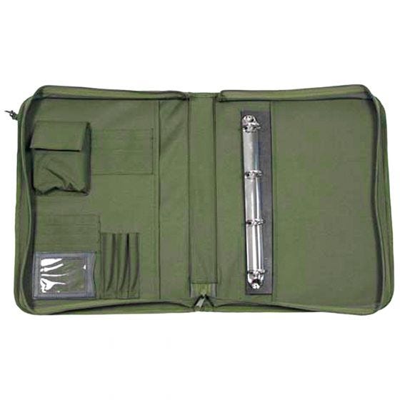 Carpesano MFH con funda para mapa en OD Green