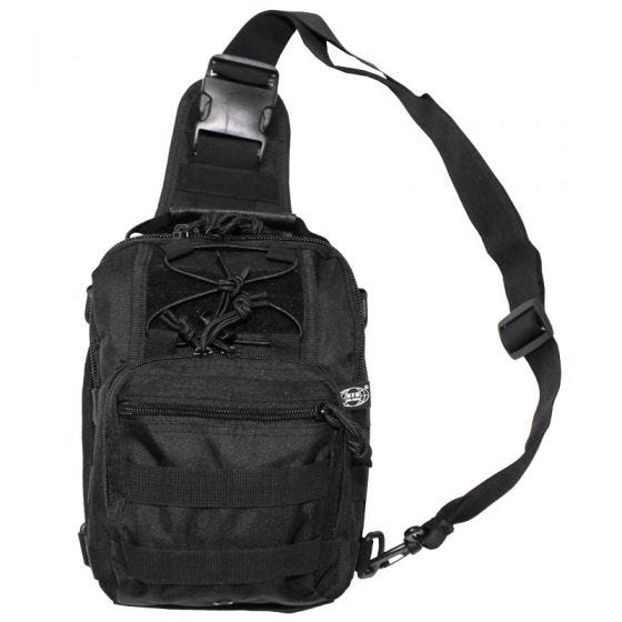 Bolso bandolera MFH con sistema MOLLE en negro