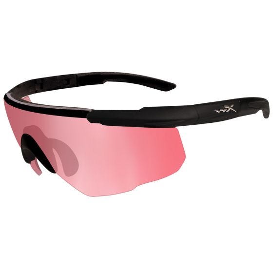 Gafas Wiley X Saber Advanced con lentes en Vermillion y montura en negro mate