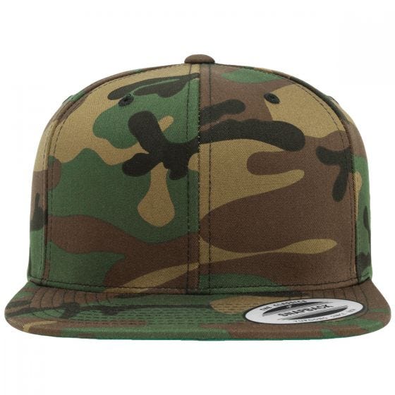 Gorra con cierre regulado trasero YP Camo Classic - Woodland