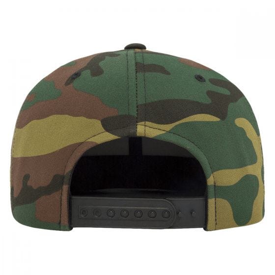 Gorra con cierre regulado trasero YP Camo Classic - Woodland