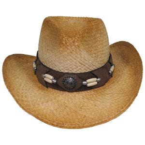 Fox Outdoor Straw Hat Kentucky Brown