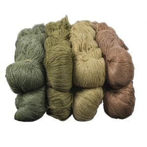 Madejas de lana de fibra Helikon Ghillie para camuflaje en US Woodland