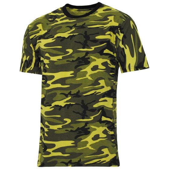 Camiseta MFH US Streetstyle - Yellow Camo