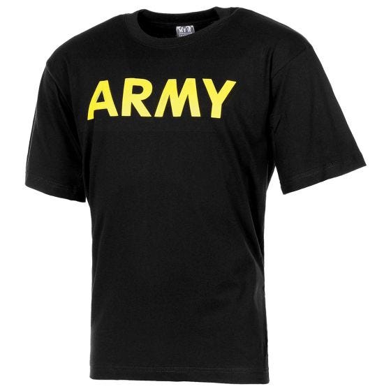 Camiseta MFH Army - Negro
