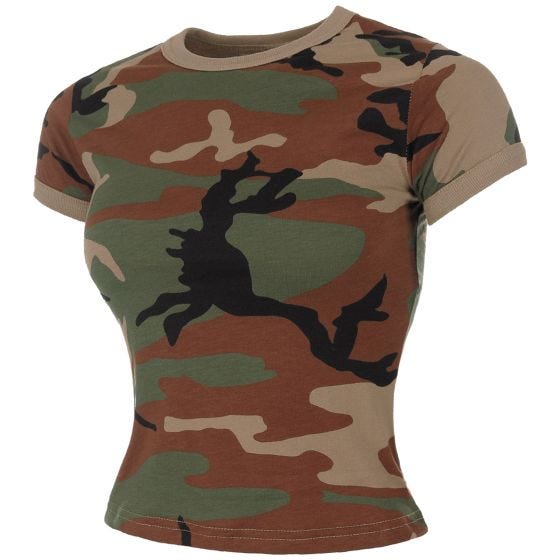 Camiseta MFH US Para mujer - Woodland