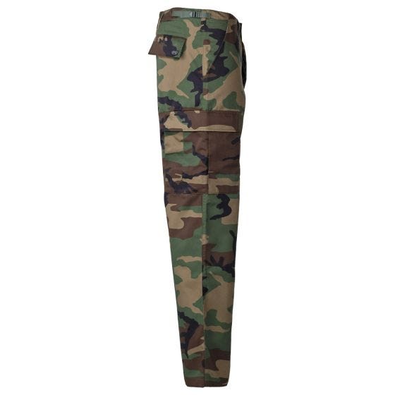 Pantalones de combate MFH US BDU Reinforced - Woodland