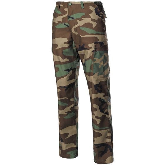 Pantalones de combate MFH US BDU - Woodland