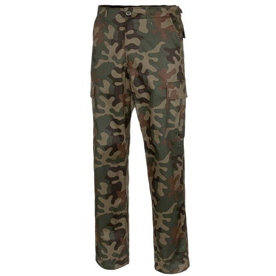 Pantalones de combate MFH US BDU - PL Woodland