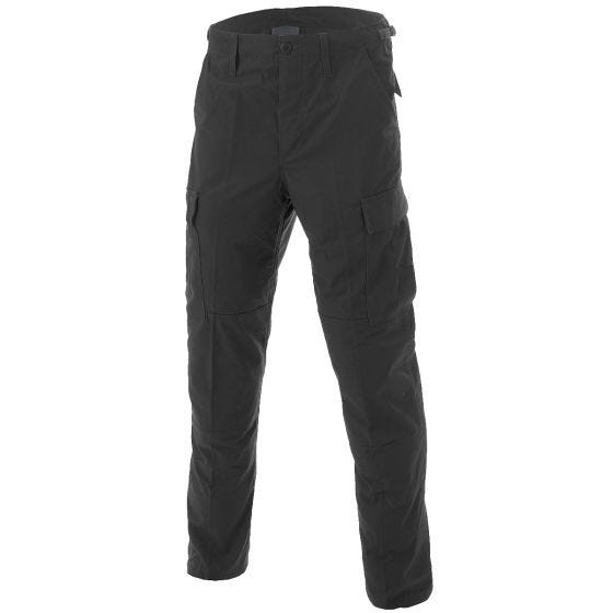 Pantalones MFH BDU Combat de Ripstop en negro