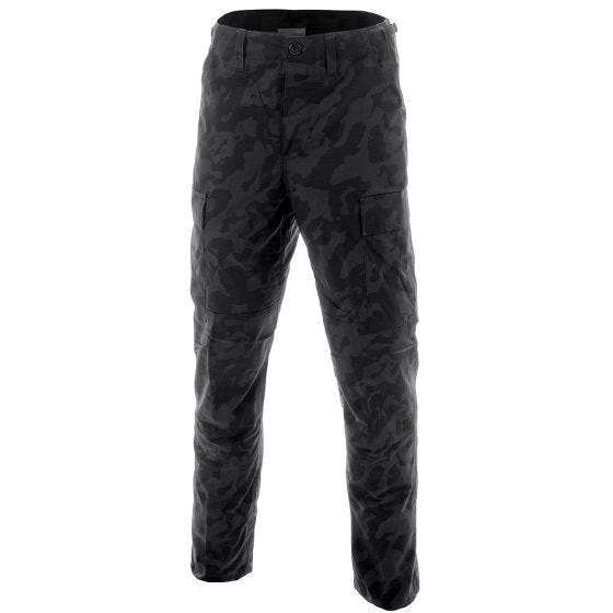 Pantalones MFH BDU Combat de Ripstop en Night Camo