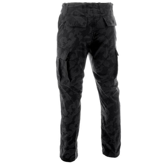 Pantalones MFH BDU Combat de Ripstop en Night Camo