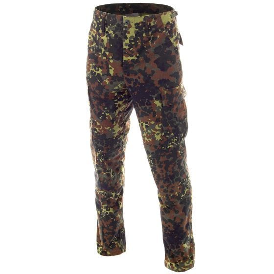 Pantalones MFH BDU Combat de Ripstop en Flecktarn