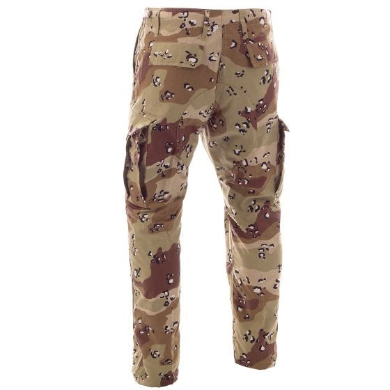 Pantalones MFH BDU Combat de Ripstop en Desert 6 Colores