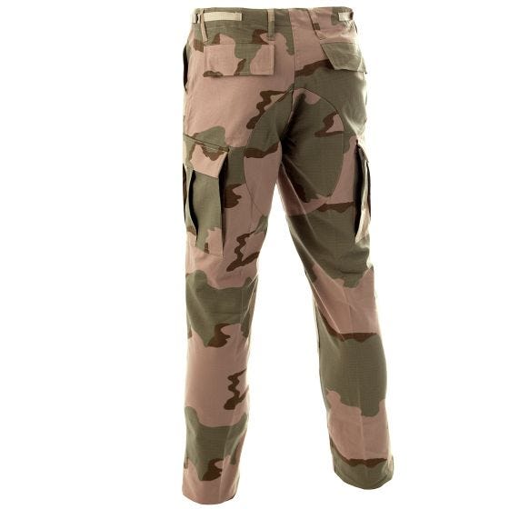 Pantalones MFH BDU Combat de Ripstop en Desert 3 Colores