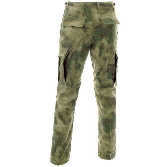 Pantalones MFH BDU Combat de Ripstop en HDT Camo FG