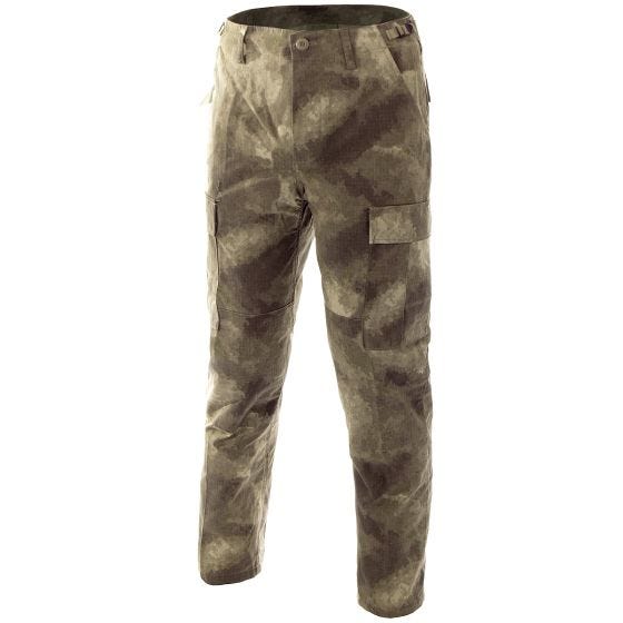 Pantalones MFH BDU Combat de Ripstop en HDT Camo AU