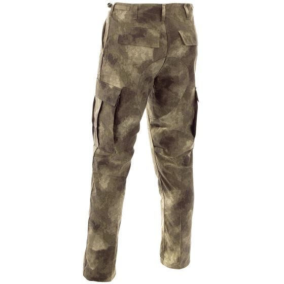 Pantalones MFH BDU Combat de Ripstop en HDT Camo AU