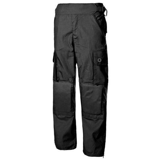 Pantalones MFH Comando Smock Ripstop - Negro