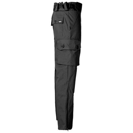 Pantalones MFH Comando Smock Ripstop - Negro