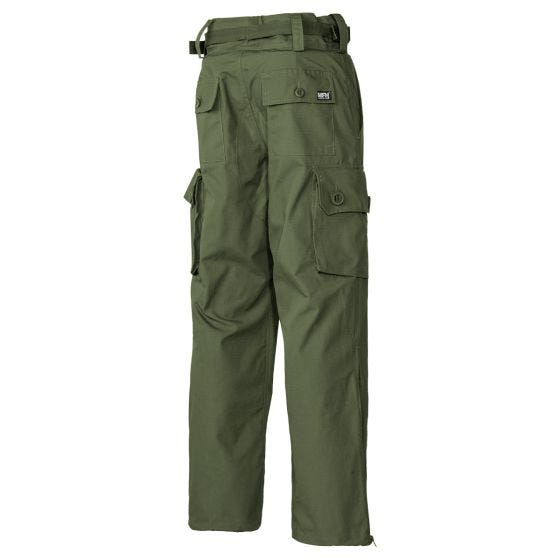 Pantalones MFH Comando Smock Ripstop - Verde aceituna