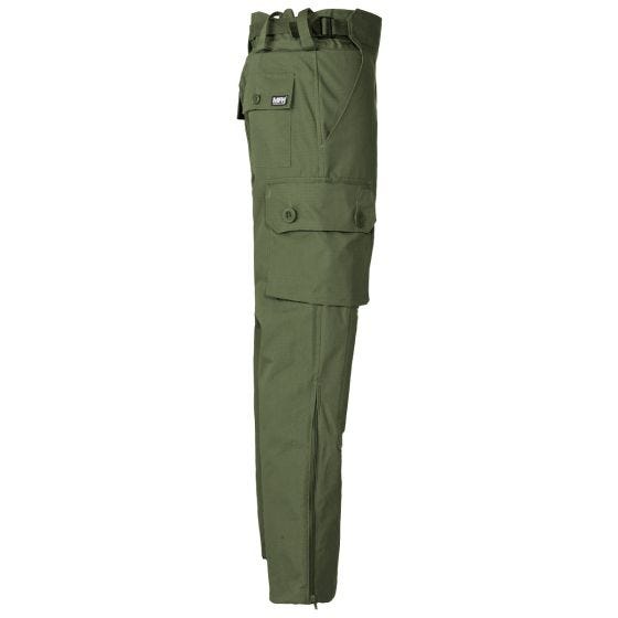 Pantalones MFH Comando Smock Ripstop - Verde aceituna