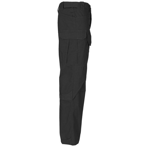 Pantalones MFH Mission Combat de Ripstop en negro