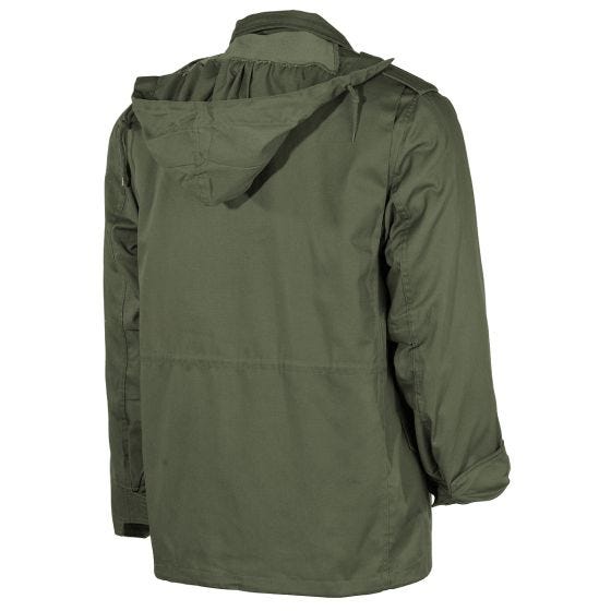 Cazadora de campaña MFH US M65 con forro acolchado - OD Green