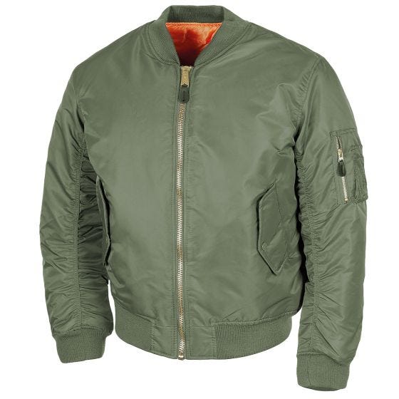 Cazadora de aviador MFH US MA1 - OD Green