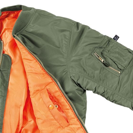 Cazadora de aviador MFH US MA1 - OD Green