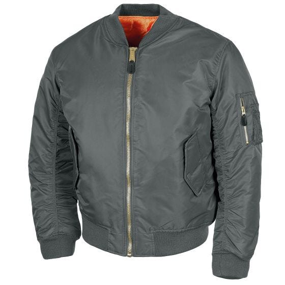 Cazadora de aviador MFH US MA1 - Urban Grey