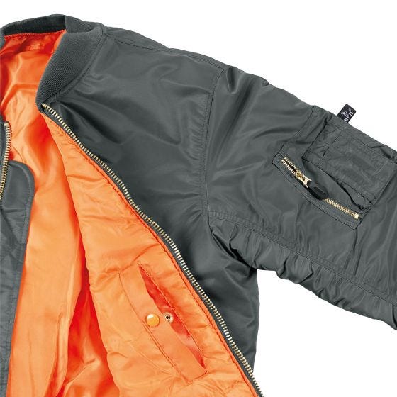 Cazadora de aviador MFH US MA1 - Urban Grey