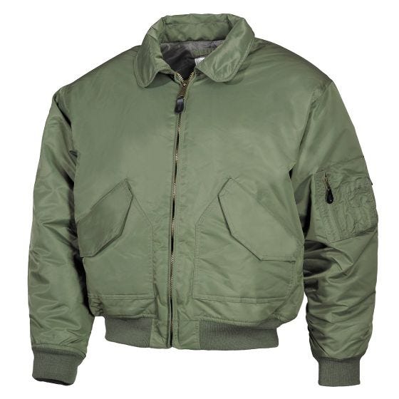 Cazadora de aviador MFH US CWU - OD Green