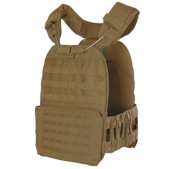 Chaleco táctico MFH Laser MOLLE - Coyote Tan